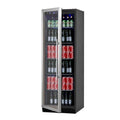 72" Beverage Refrigerator With Clear Glass Door
