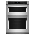 Stainless Steel 30" Combination Wall Oven in Black