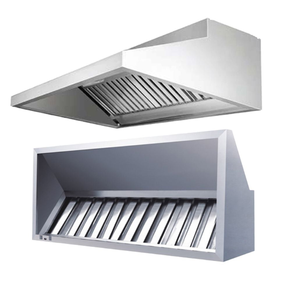 Small Kitchen Exhaust Hood Stainless Steel Vent